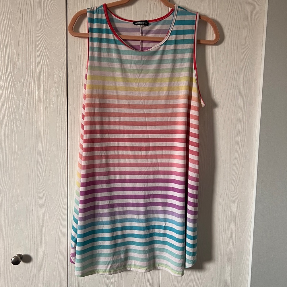 Rainbow Striped Tank Top